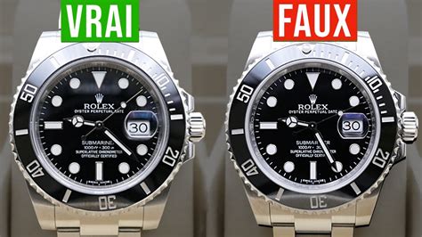 Montre Rolex Submariner : vraie ou fausse 